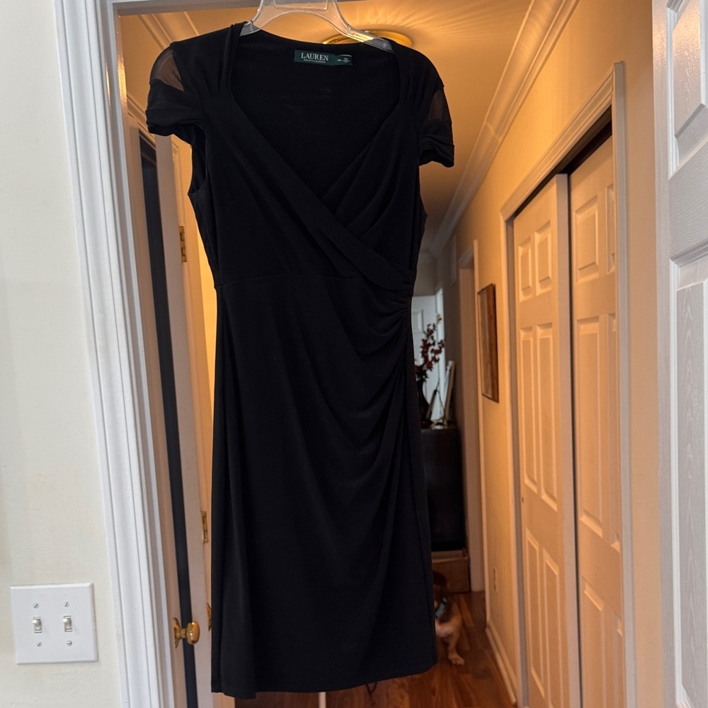 Lauren Ralph Lauren Black Midi Dress